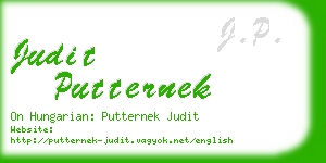 judit putternek business card